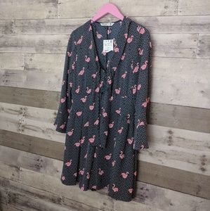 Zara Basic Flamingo Romper